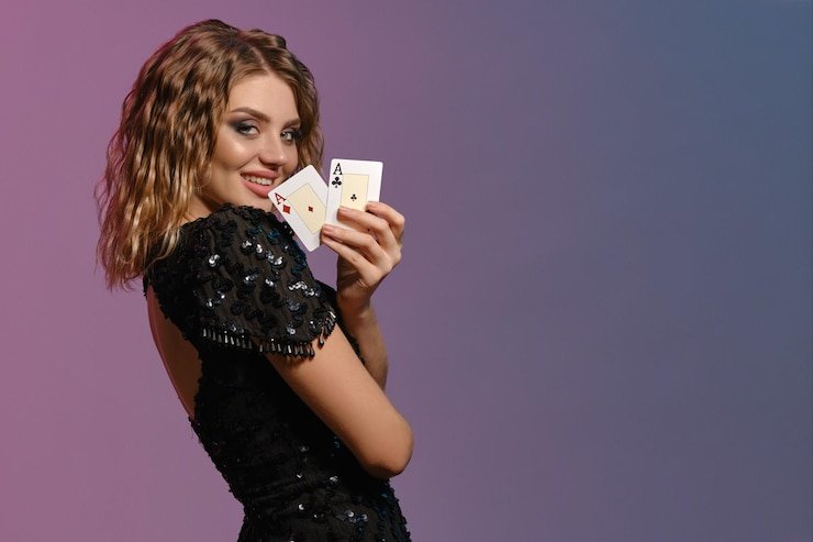 Tampilan meja Speed Baccarat dengan dealer langsung